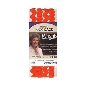  Wrights Medium Rick Rack White 3 pack: Arts, Crafts 