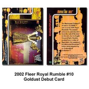  Fleer Royal Rumble Goldust WWE Debut Card: Sports 