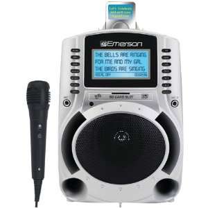  New  EMERSON SD512 PORTABLE KARAOKE MP3 LYRIC PLAYER WITH 