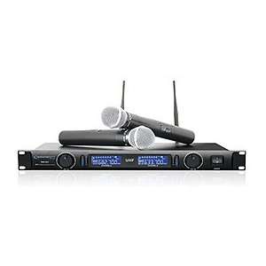   WM1201 Wireless Microphone System VHF w/ Two Mics: Musical Instruments