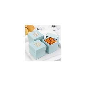    piece favor boxes w/ design and pers.   aqua: Health & Personal Care