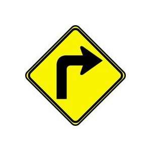  RIGHT TURN ARROW PICTORIAL Sign   24 x 24 .080 High 