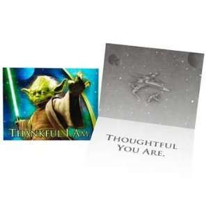  Star Wars Thank You Notes 8ct: Toys & Games