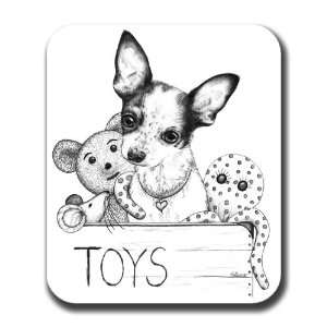  Chihuahua in Toybox Dog Art Mouse Pad: Everything Else