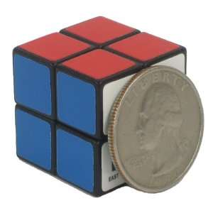   Mini Eastsheen Black 2x2x2 Magic Rubiks Mini Cube: Toys & Games