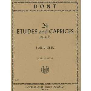  Dont, Jakob   24 Etudes and Caprices, Op. 35   Violin solo 