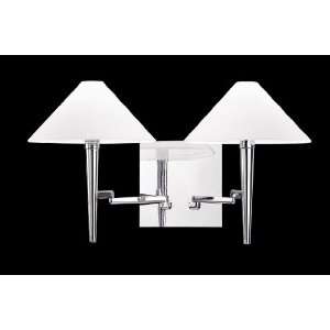 Nulco 8902 03 Pewter Prima Contemporary / Modern Two Light Up Lighting 