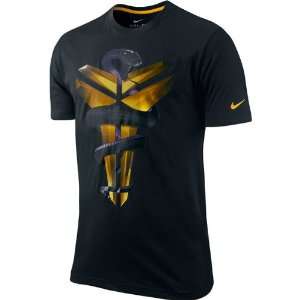  Nike Kobe Black Mamba Sheath T Shirt   Mens   Black/Del 