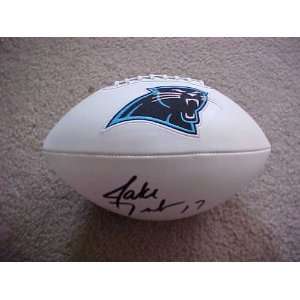   Autographed Carolina Panthers Full Size NFL Football 