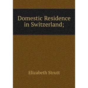    Domestic Residence in Switzerland; Elizabeth Strutt Books