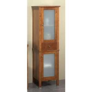  Ronbow 670019 2 F08 Linen Towers Cabinet in Cinnamon 