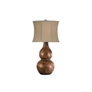  4 3094   Wooden Gourd Table Lamp
