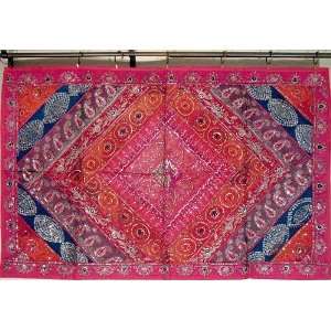  Hot Pink Indian Large Tapestry Wall Room Decor Hanging 