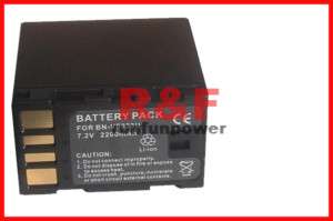 Li ion Battery BN VF823 BN VF823U for JVC 7.2V 2200mAh  