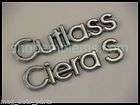 Olds Cutlass Ciera fender metal ornament body emblem badge nameplate 