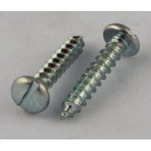  6 18 X 1/2 Slotted Pan Head Self Tapping Screws Steel Zinc 