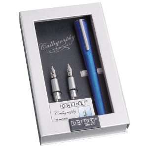   Calligraphy Magic Blue Set Fountain Pen   ON 34530: Office Products
