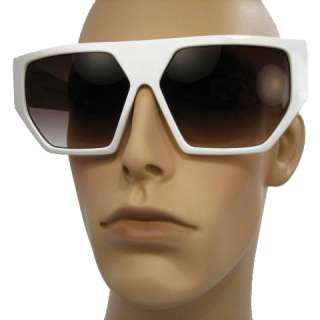 DEVO Robot 80s Nu New Wave PUNK Sunglasses Square WHITE  