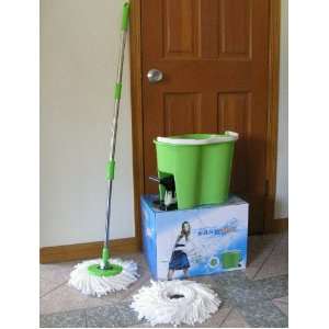  360° Magic Mop Pro Cleaning Kit (Green): Kitchen & Dining