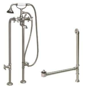 37 1/2 Pierre Mini English Freestanding Tub Faucet, Supplies, and 