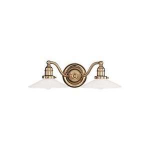   Valley Hadley Solid Brass Two Bulb Wall Light 3912: Home Improvement