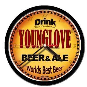  YOUNGLOVE beer and ale cerveza wall clock: Everything Else