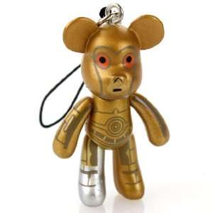  Star Wars C 3PO Miniature Bear Keychain 