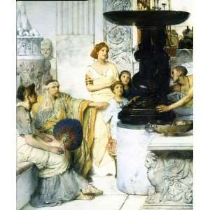  The Sculpture Gallery detail by Alma Tadema canvas art 