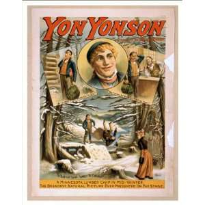 Historic Theater Poster (M), Yon Yonson Home & Kitchen