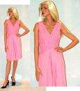 VALENTINO NEW NWT 100% Silk Pink Dress $1580 Sz 8, 44  