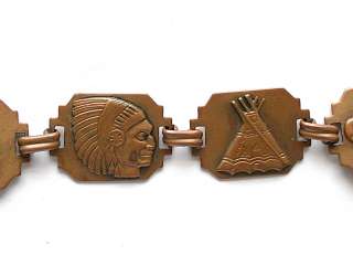 This auction is for a Copper Chief, Tepee, Buffalo & Tomahawk Link 