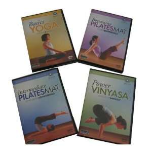  YOGA & PILATES for Beginners & Beyond   4 DVD COLLECTORS 