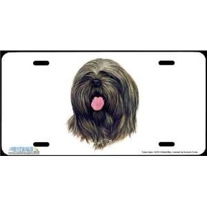  4274 Lhasa Apso Dog License Plate Car Auto Novelty Front 