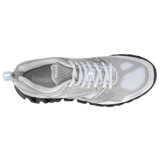 Reebok Mens ZigTech Zig Return Running Shoes White Steel Pure Silver 