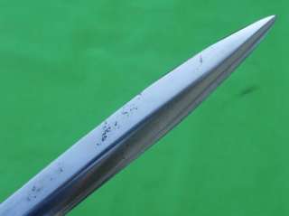 US WW2 Custom Hand Made THEATER Stiletto Fighting Knife & Sheath 
