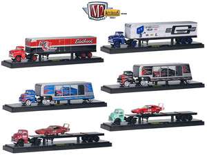   Haulers Sealed Set 6 Diesel Rig Semi 1/64 Chevy,Dodge,Mercury.  