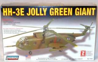Lindberg 1/72 Scale HH 3 Jolly Green Giant Helicopter Plastic Model 