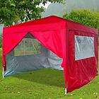 New 10x10 EZ Pop Up Party Wedding Tent Canopy Gazebo Red Fire Flame 
