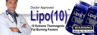 lipo 10 10 extreme thermogenic fat burning factors with guarana seed l 