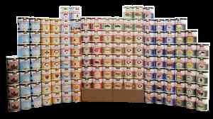 Dehydrated 12 month survival food supply 138 #10 cans  