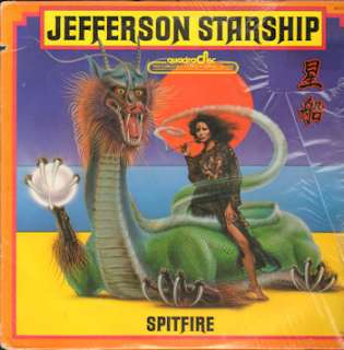 JEFFERSON STARSHIP Spitfire 1976 US lp QUADROPHONIC Quadradisc  
