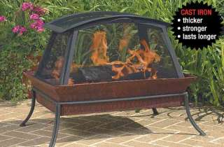    CobraCo FB6200 Cast Iron Fireplace with Cover Patio, Lawn & Garden