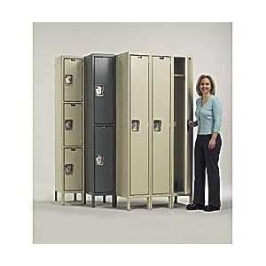 HALLOWELL Maintenance Free Quiet Lockers   1 TIER LOCKERS. 3 Lockers 