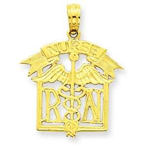  14k Registered Nurse Pendant Jewelry