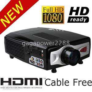 Wholesale   New HD 1080i LCD Video Home Theater Projector + Free 6 Ft 