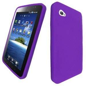   Purple Silicone Skin for Samsung Galaxy Tab i800 
