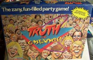 TRUTH OR CONSEQUENCES THE ZANY, FUN FILLED PARTY GAME  