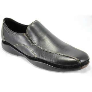 Rockport Mens Slip Ons Shoes XCS APM73631 Black Leather 11M  