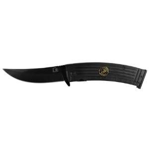    3.5 Spring Loaded Marines Knife   Rifle Clip: Sports & Outdoors