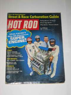 Hot Rod Magazine February 1972 Street Vega V8 Kit  
